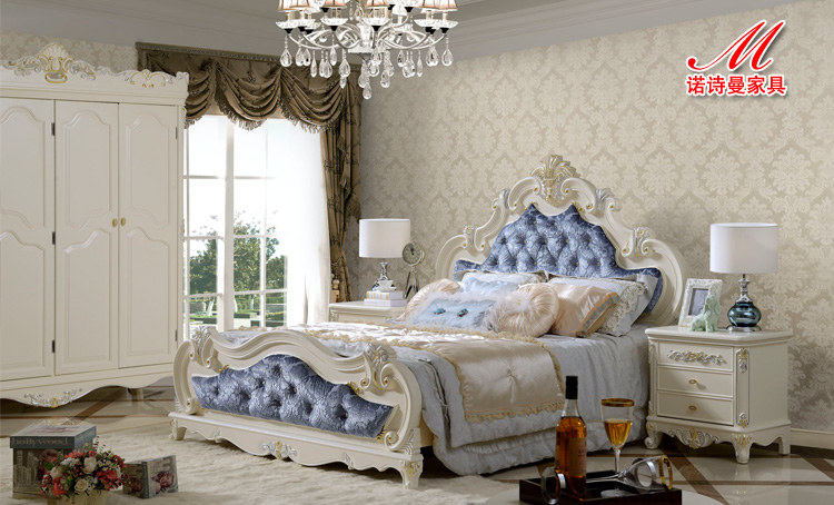 别墅卧室摆什么样的床法式家具款式图